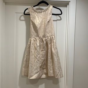 Gorgeous Cooperative Gold Mini Dress